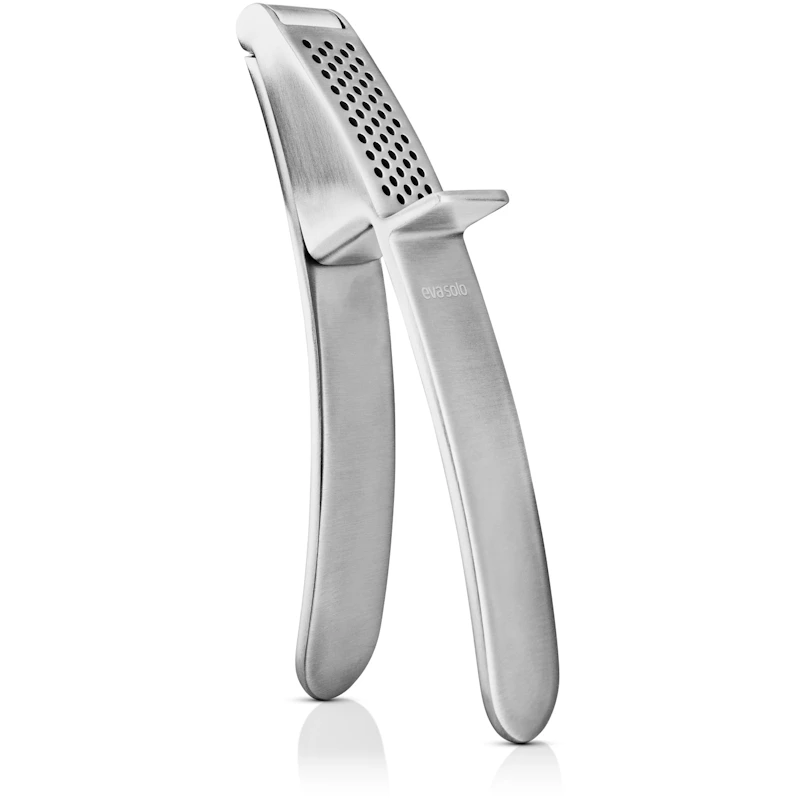 Knoblauchpresse Gebürsteter Stahl