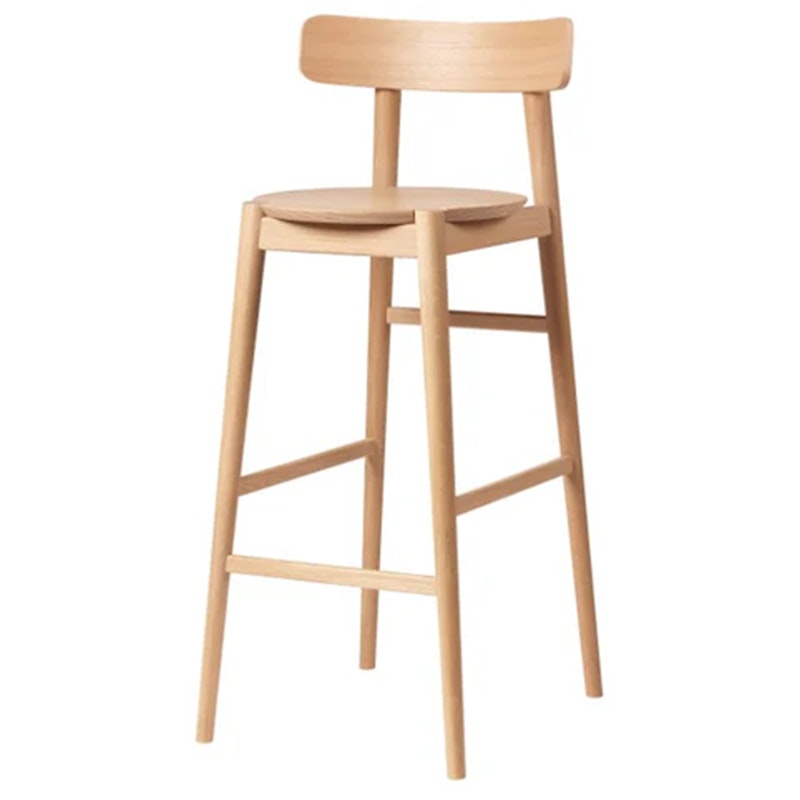 J184 Øst Barhocker Eiche, 75 cm