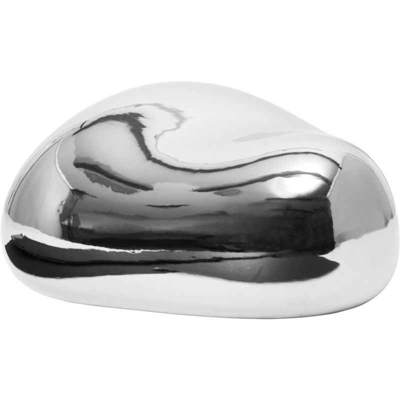 Bellure Dekorationsgegenstand Oval, Silber