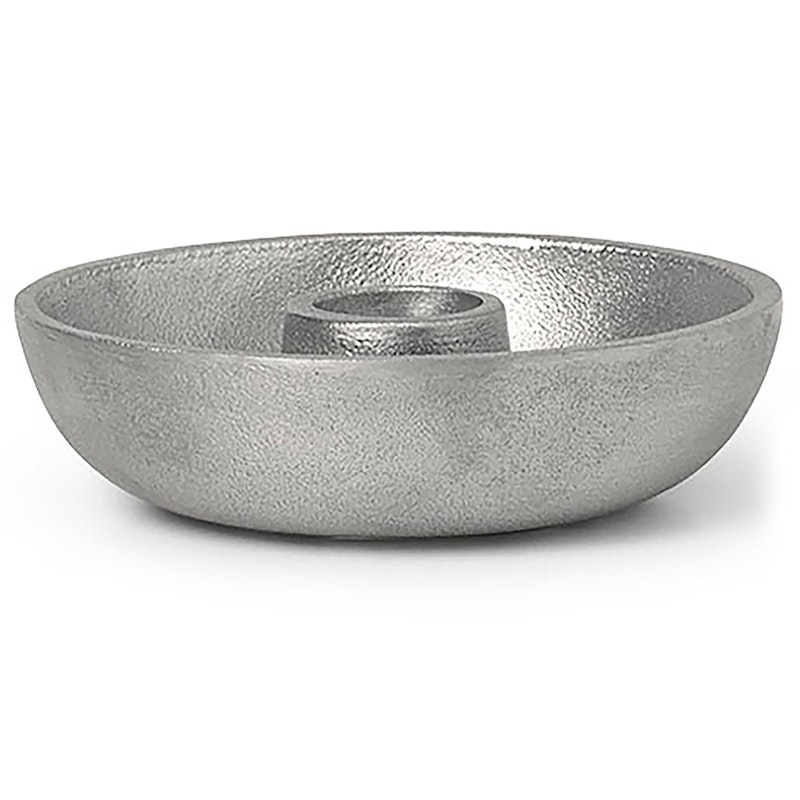 Bowl Single Kerzenhalter, Aluminium