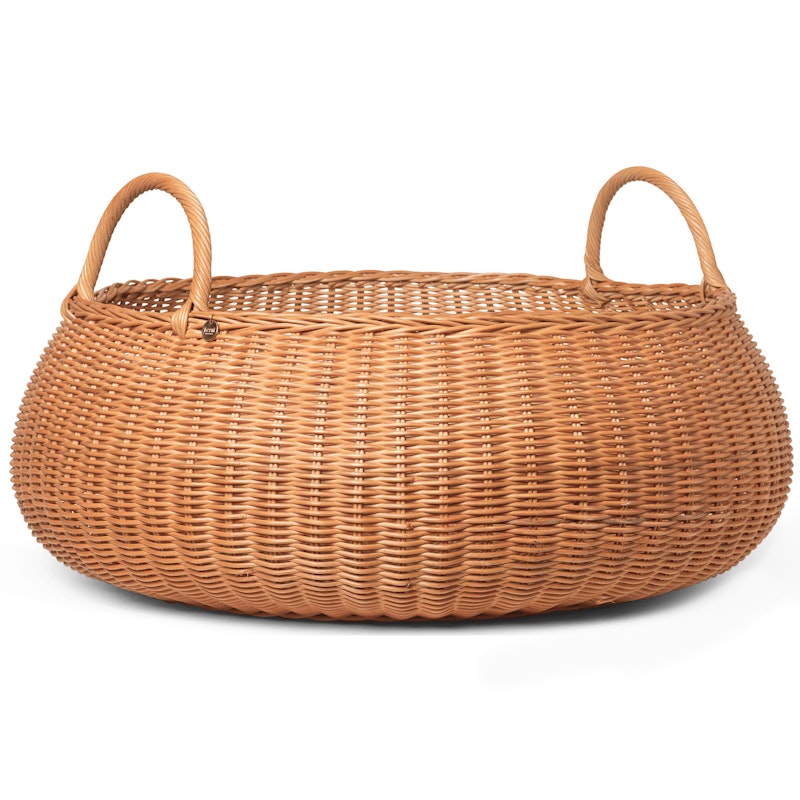 Braided Korb Niedrig Ø60 cm, Rattan