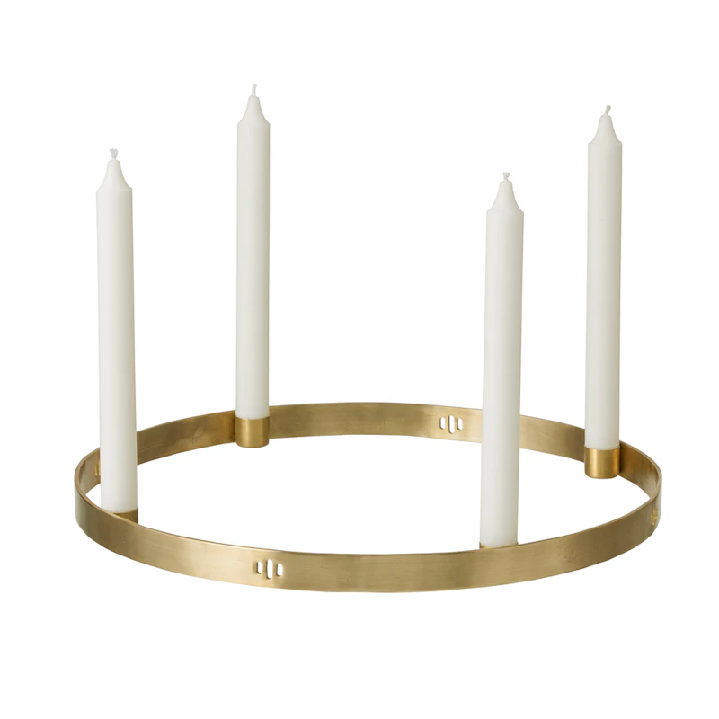 Circle Kerzenständer, Messing