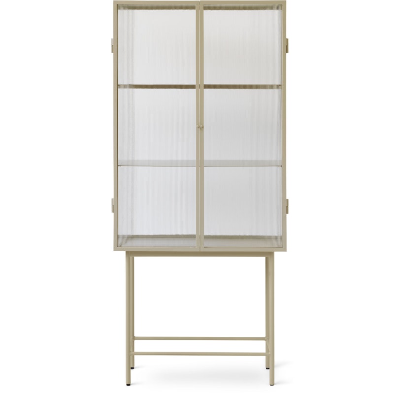 Haze Vitrine - Reeded glass Cashmere