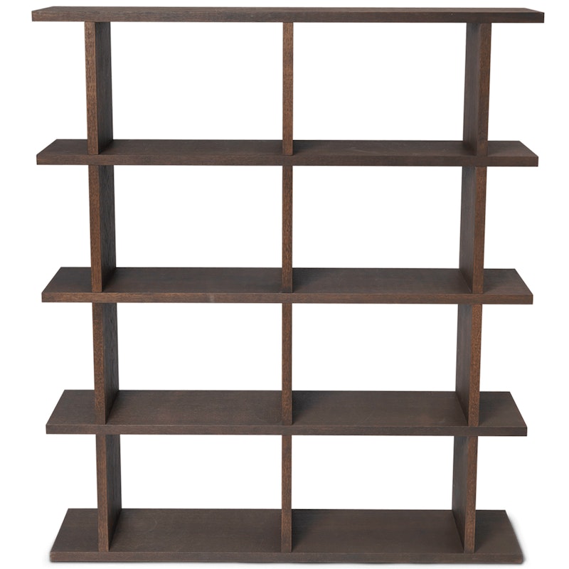 Kona Bücherregal 2x4, Dark Stained