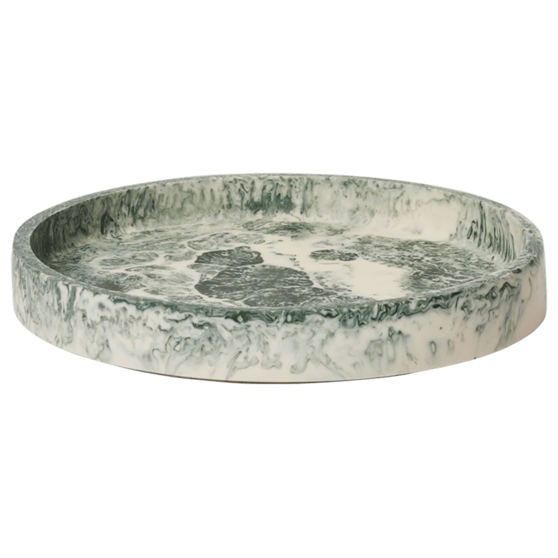 Mist Tablett Ø20 cm, Emerald Altweiß