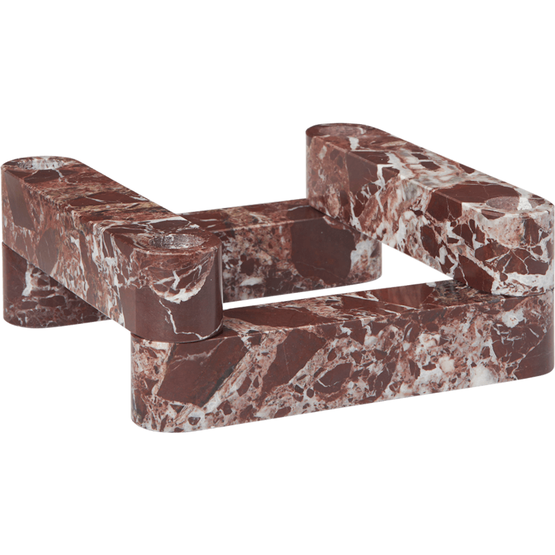 Newel Kerzenhalter Modular, Rosso