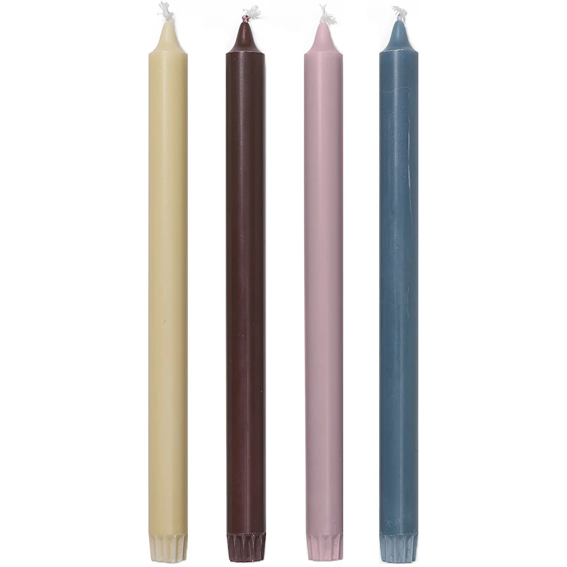 Pure Kerzen 30 cm 4-er Set, Whimsical Blend