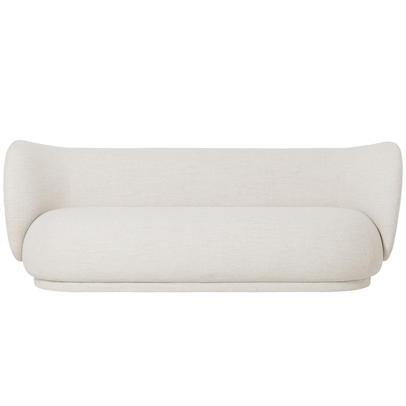 Rico Boucle 3-Sitzer-Sofa, Altweiß