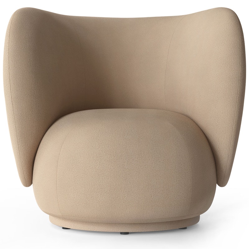 Rico Brushed Loungesessel, Sand