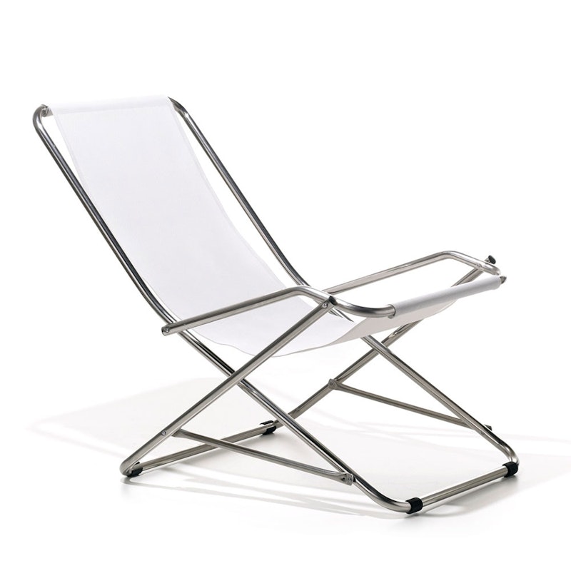 Dondolina Deck Chair, White
