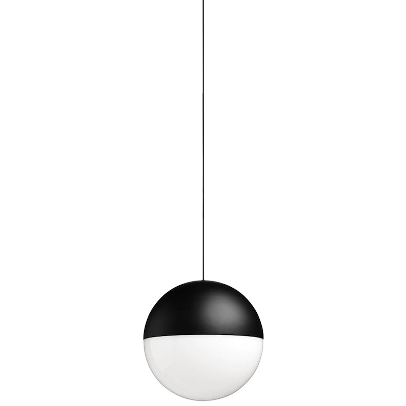String Light Sphere Hängelampe 12M Dimmbar Mit Casambi, Schwarz
