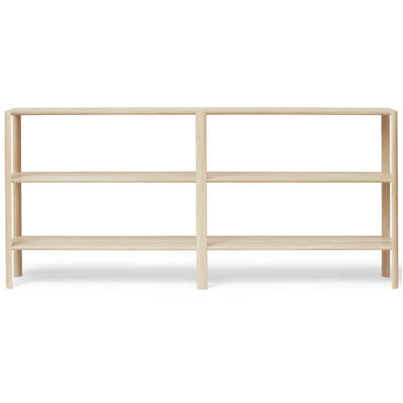 Leaf Regal 2x3, Geölte Eiche Weiß