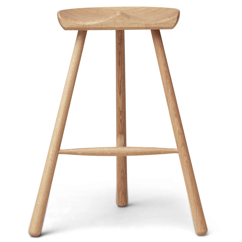 Shoemaker No. 68 Barhocker 65 cm, Geölte Eiche Weiß