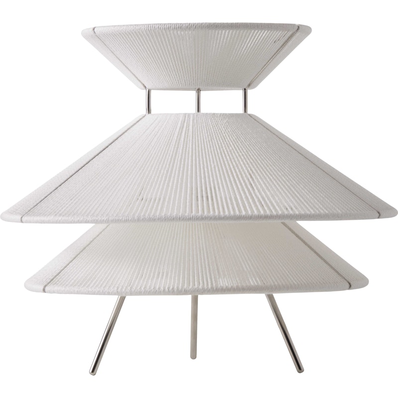 Kiku Tischlampe 35,5 cm, Weiß