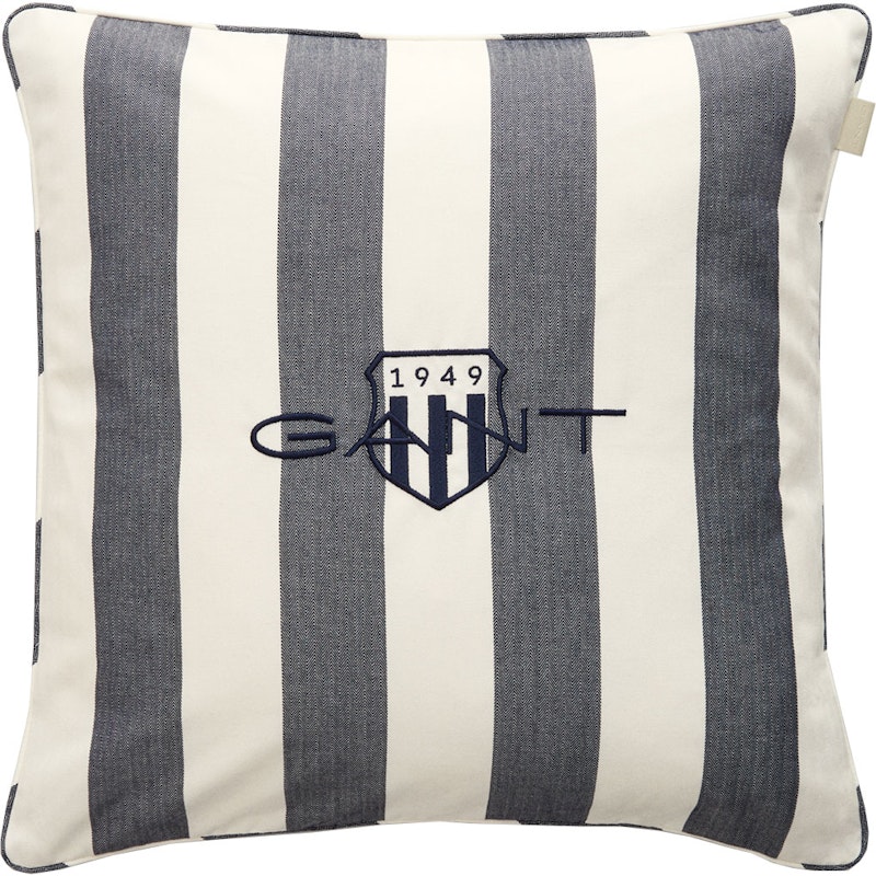 Stripe Archive Shield Kissenbezug 50x50 cm, Evening Blue