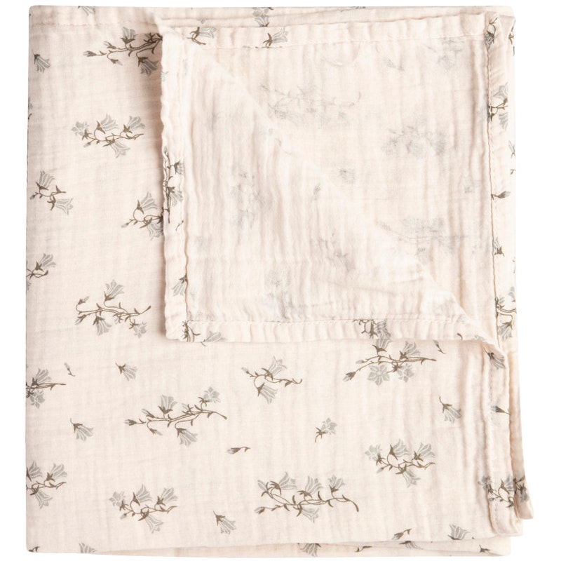Bluebell Muslin Babydecke, 110x110 cm