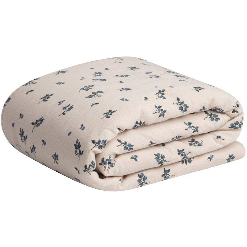 Blueberry Muslin Gefüllte Decke, 100x140 cm
