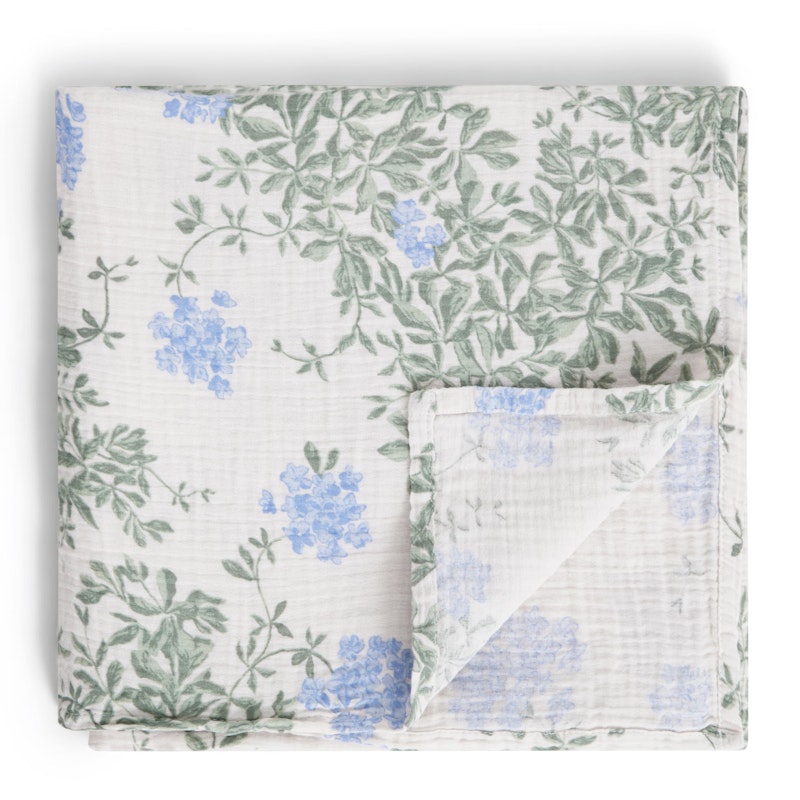 Plumbago Babydecke Muslin, 110x110 cm