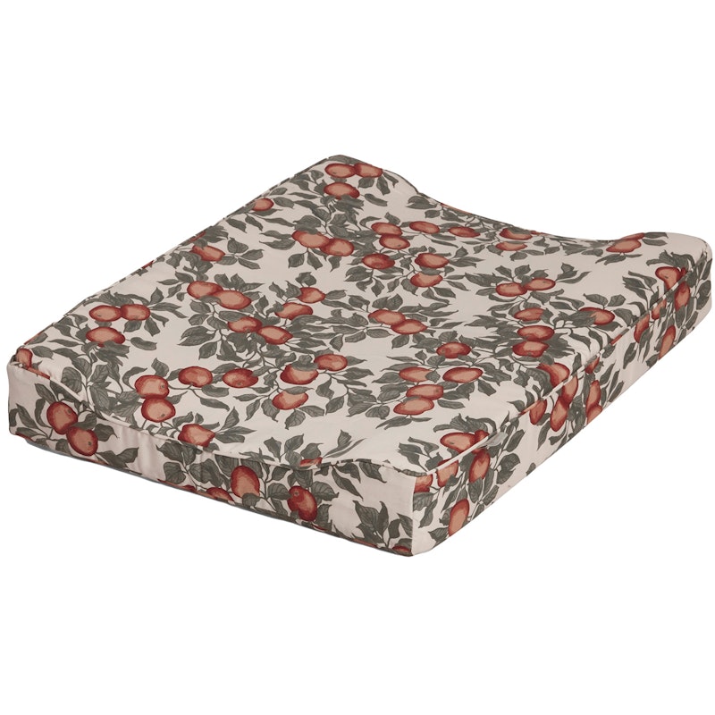 Pomme Satin Changing Cushion 50x65x9cm cm Wickelmatte Rot