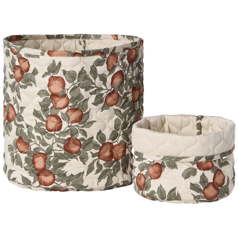 Pomme Gesteppte Körbe 2-er Set