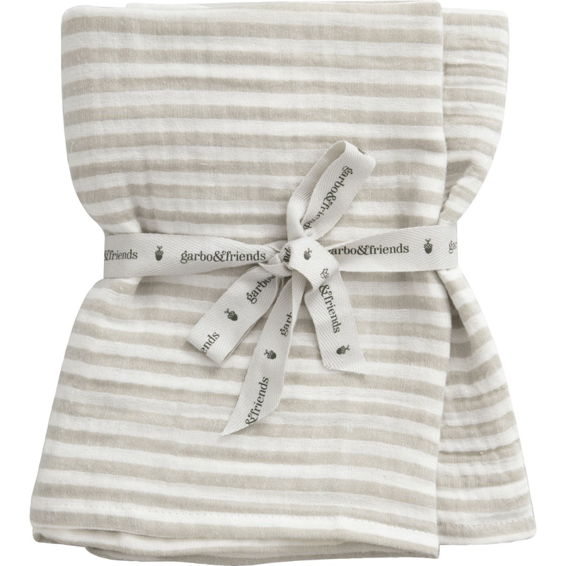 Stripe Anjou Decken Musselin 60x60 cm, 2-er Set