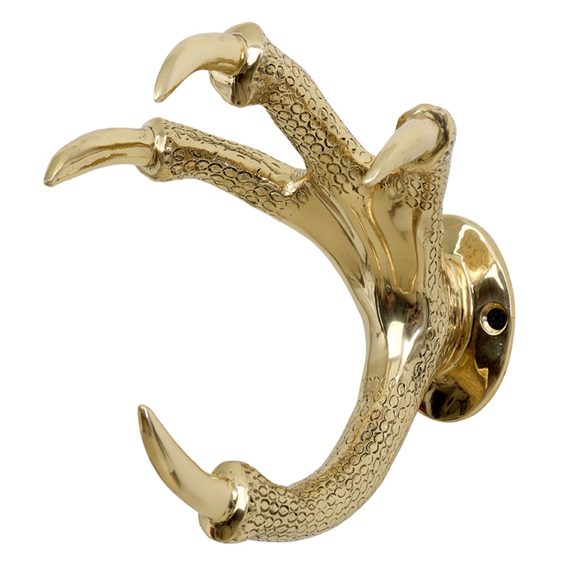 Garden Glory Claw Wall Bracket, Gold