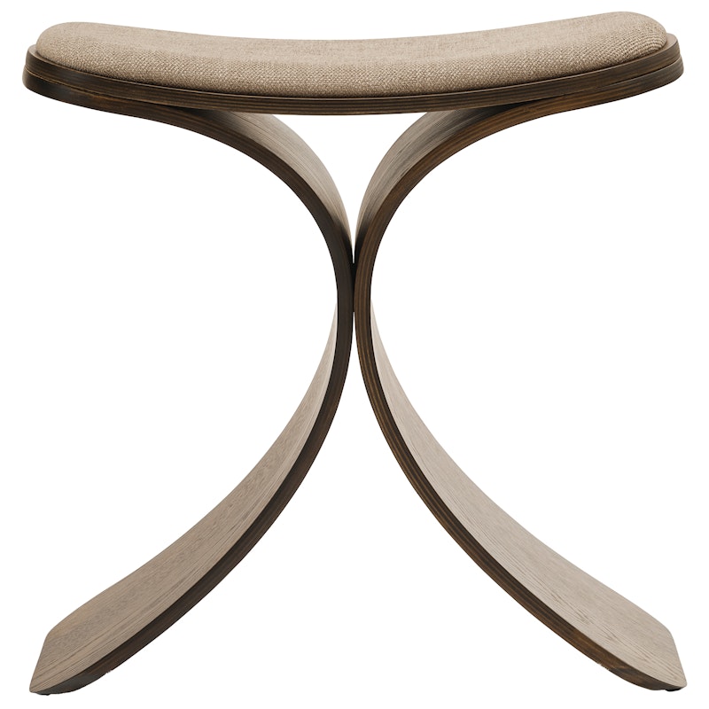 Luno Hocker, In Dunkler Eiche / Beige