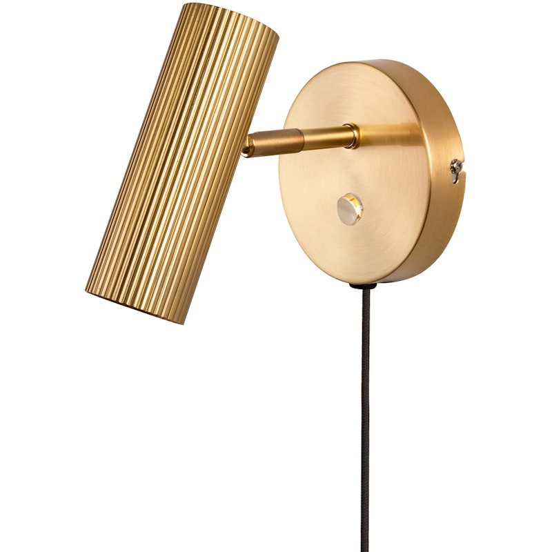 Hubble Wandleuchte, Brushed brass