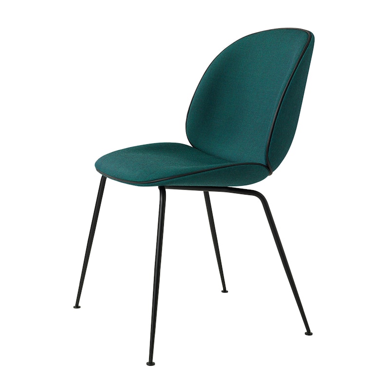 Beetle Dining Chair, Schwarz/ Kvadrat Canvas 984