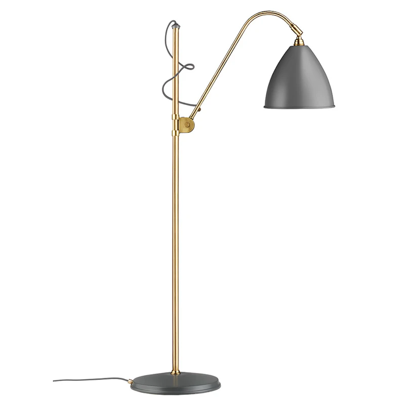 Bestlite BL3M Standleuchte, Messing/Grau