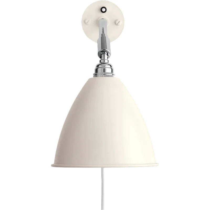 Bestlite BL7 Wandleuchte, Chrom / Weiß Halbmatt