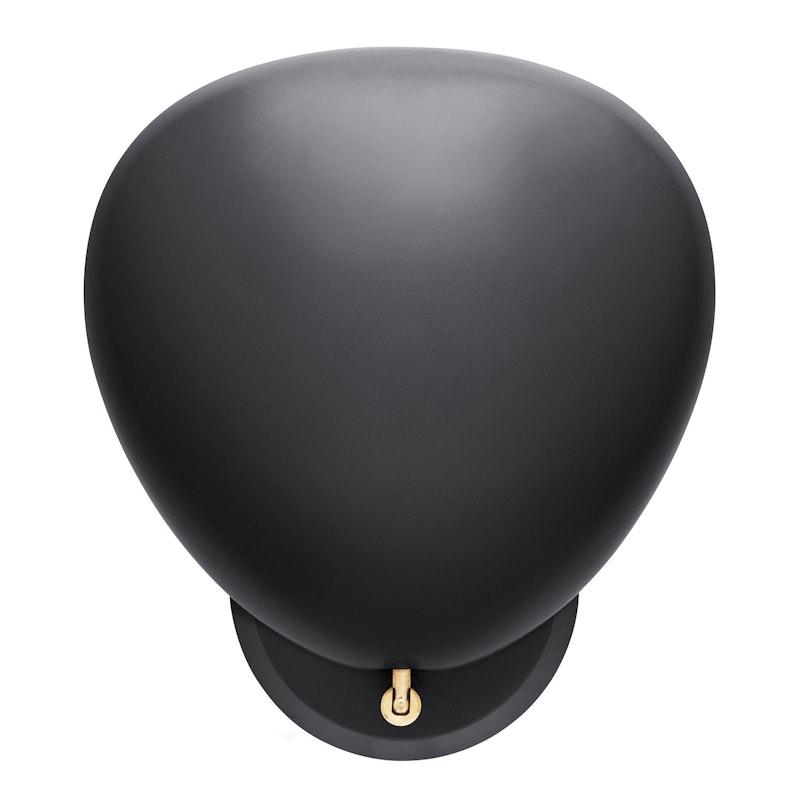 Cobra Wandleuchte Feste Montage, Schwarz