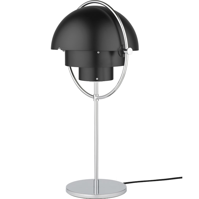 Multi-Lite Tischlampe, Chrome / Schwarz