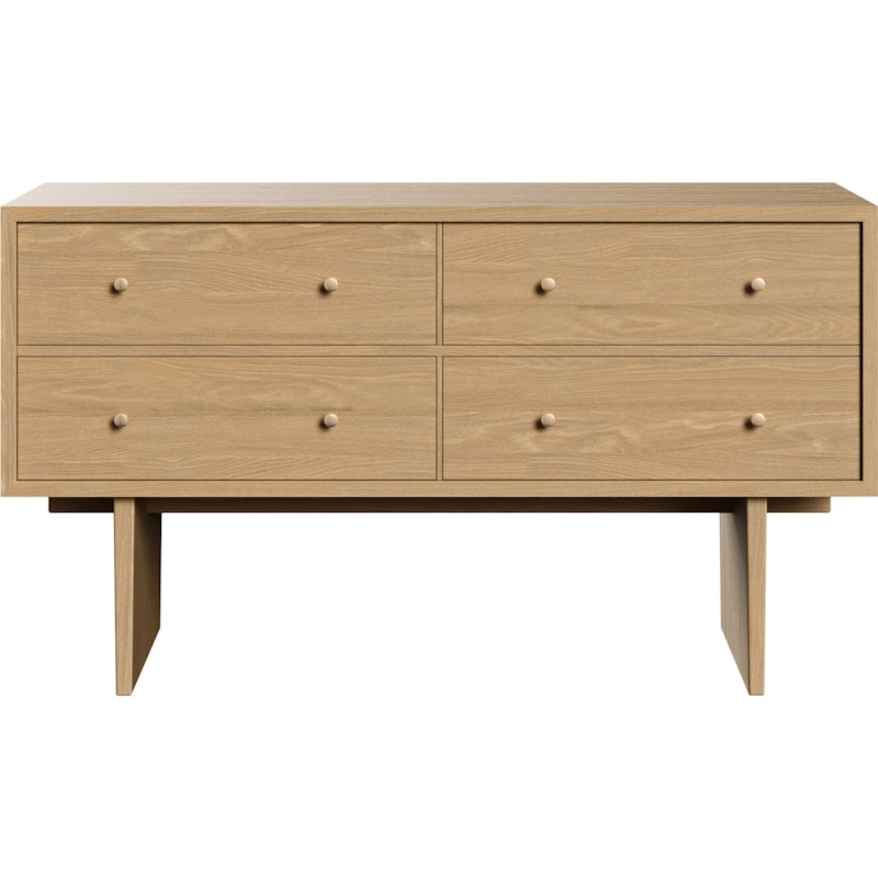 Private Sideboard 160x45x90 cm, Licht Gebeizt Eiche