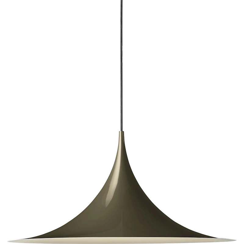 Semi Hängelampe Ø60 cm, Glossy Dark Cocoa