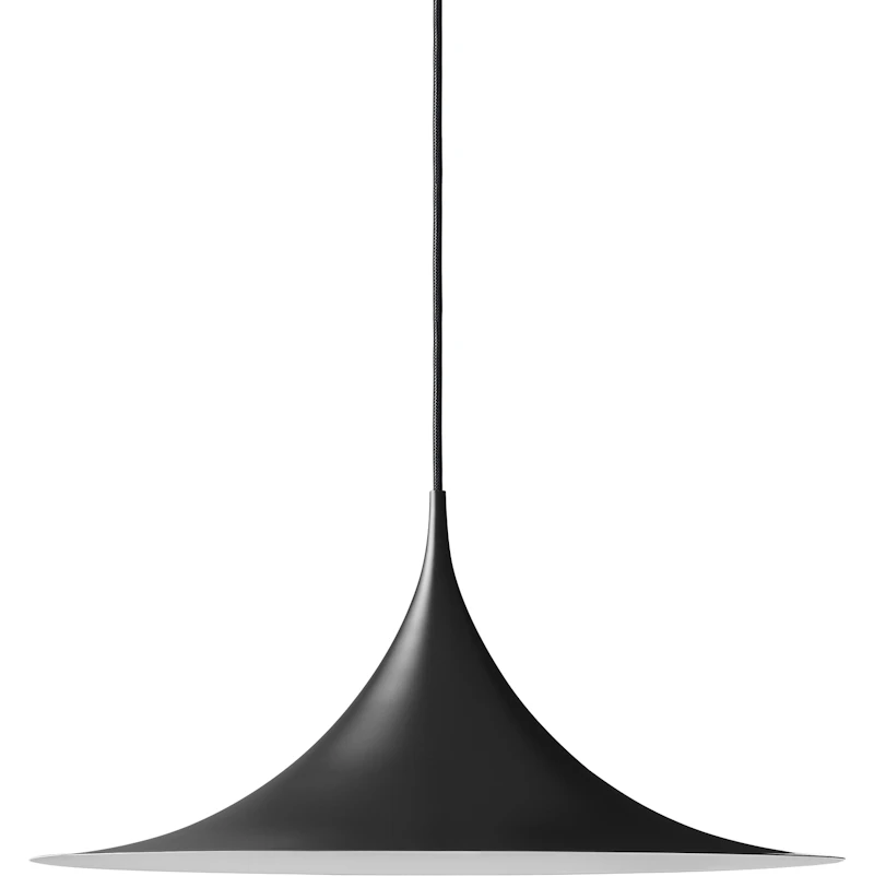 Semi Hängelampe Ø60 cm, Mattschwarz