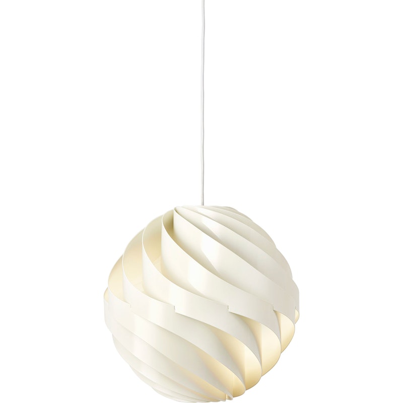 Turbo Hängelampe Ø 36 cm, Glossy Alabaster White