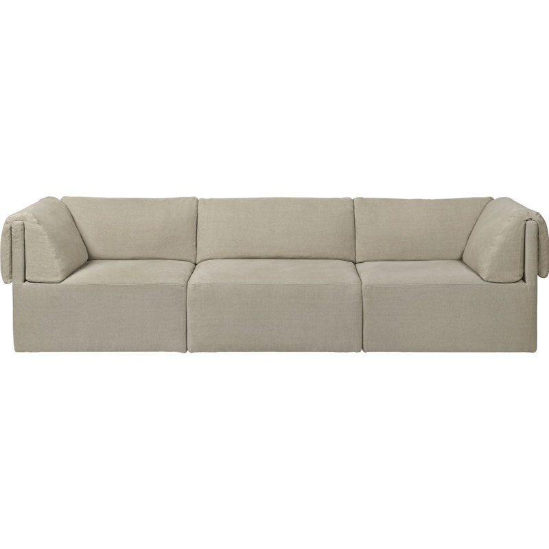 Wonder 3-Sitz-Sofa  mit Armlehne PG2, Bel Lino G077/13 FC