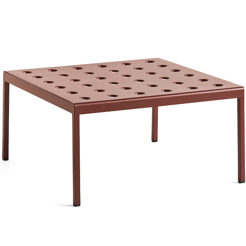 Balcony Loungetisch 75x76 cm, Iron Red