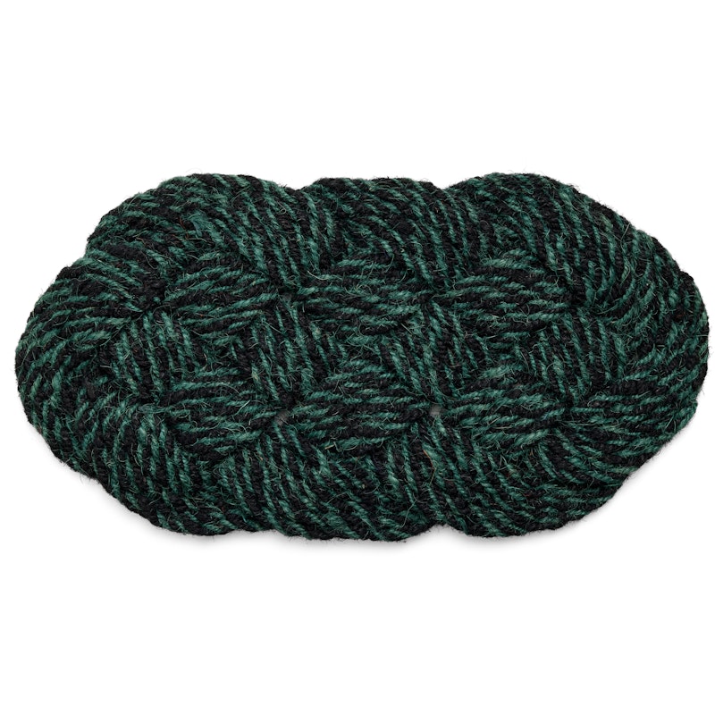 Coco Fußabtreter Swirl 40x80 cm, Green / Black
