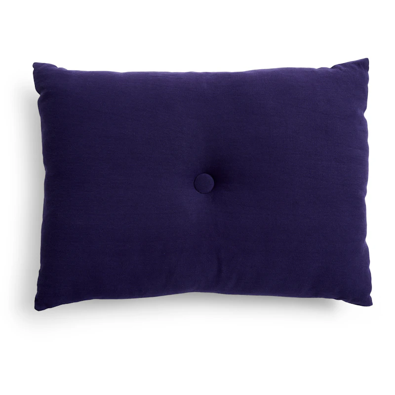 Dot Kissen Linen 45x60 cm, Dark Blue