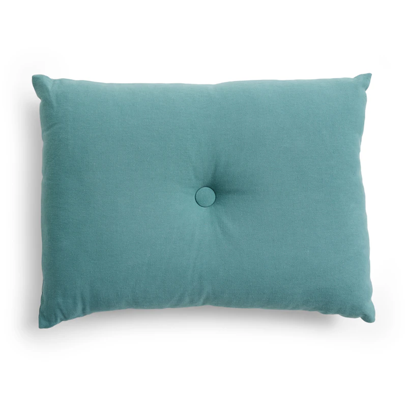 Dot Kissen Linen 45x60 cm, Petrol