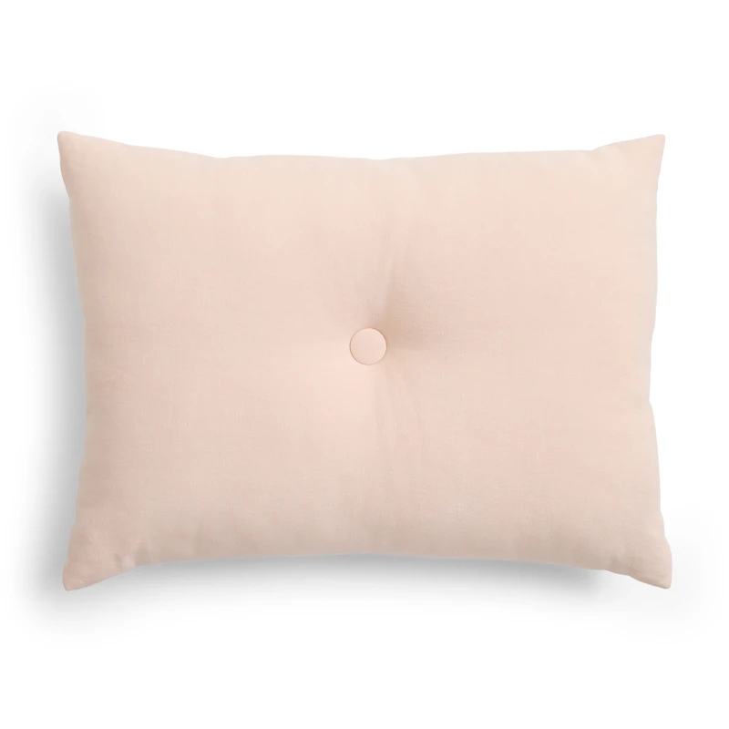 Dot Kissen Linen 45x60 cm, Strawberry Milkshake