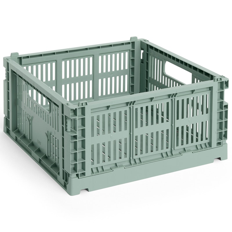 Colour Crate Medium Square Aufbewahrung, Sage Green
