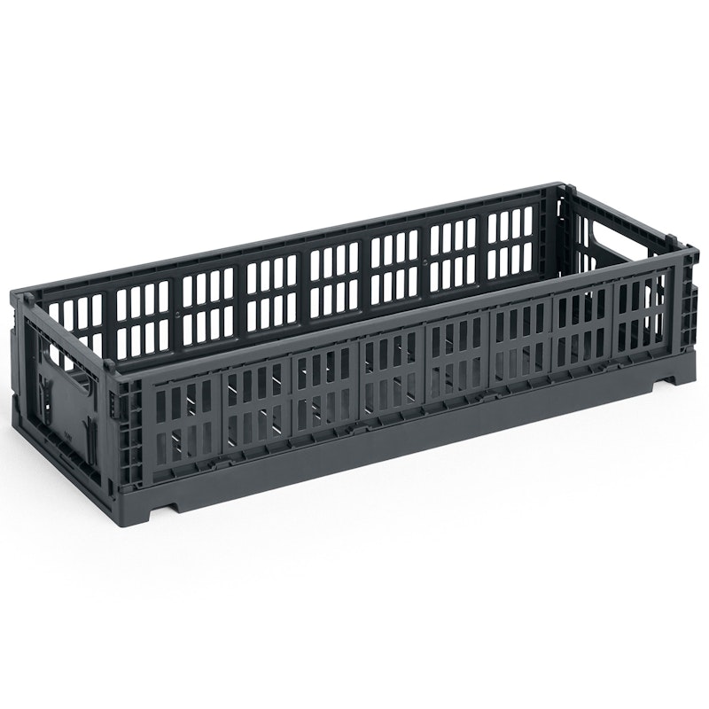 Colour Crate Mini Oblong Aufbewahrung, Charcoal