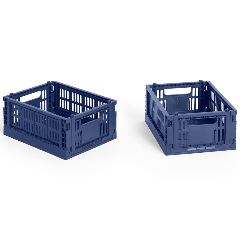 Colour Crate Mini Aufbewahrung 2-er Set, Dark Blue