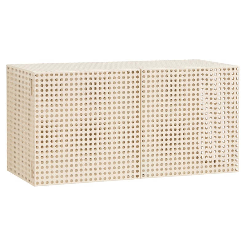 Perforated Wandschrank, Eggshell