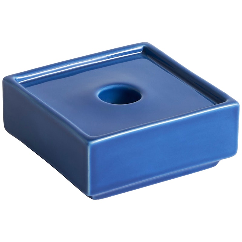 Mattone Kerzenhalter 9x9 cm, Blau