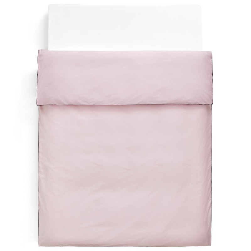 Outline Bettdeckenbezug 220x220 cm, Soft Pink