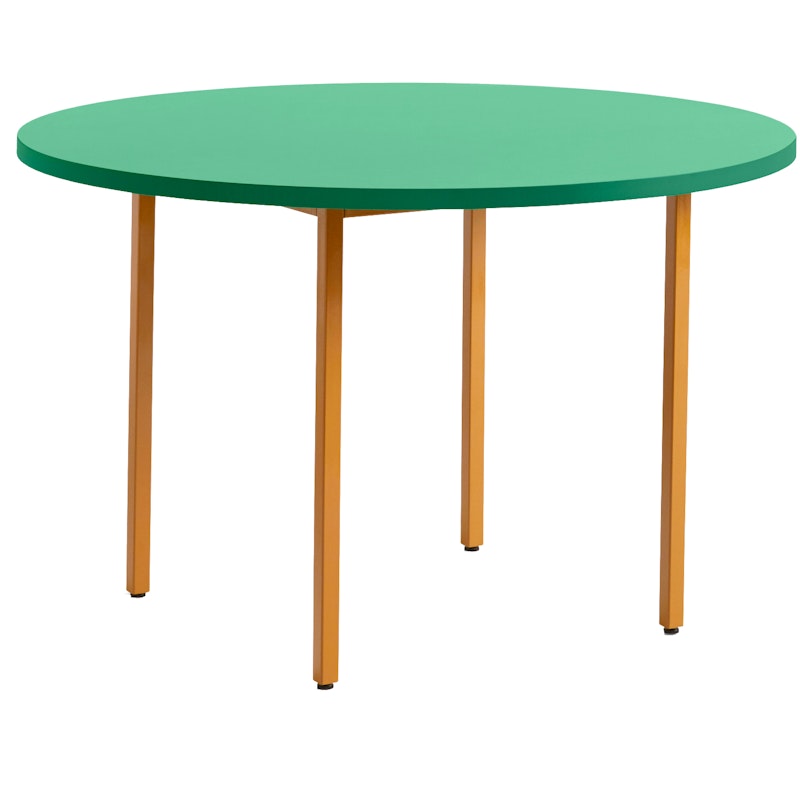 Two-Colour Tisch Ø120cm, Ocker / Green Mint